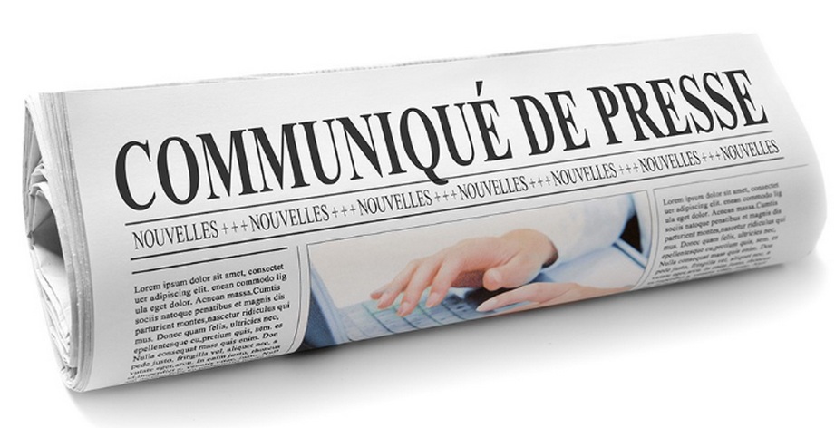communiqué de presse